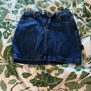 forever 21 denim mini skirt